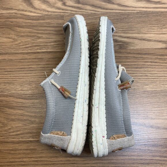 Hey Dude Wally Eco Sox Cobblestone Mens Loafers Size 8 Gray - Picture 2 of 10